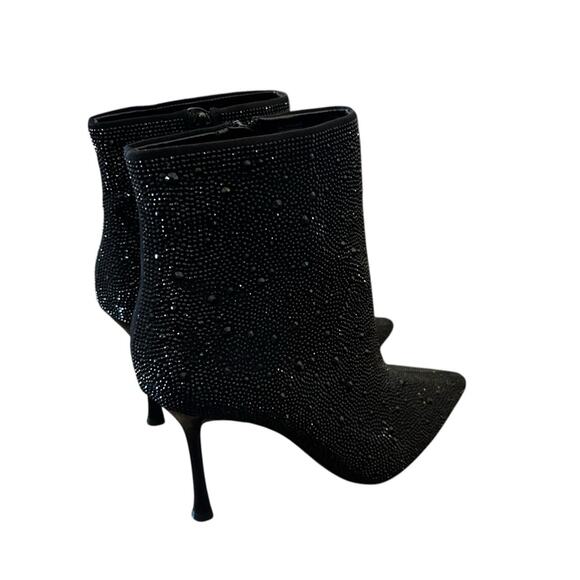 INC International Concepts Rakima Embellished Rhinestone  Dress Booties NEW 9.5 - Picture 2 of 9